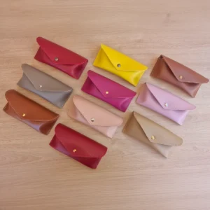Case porta óculos premium couro
